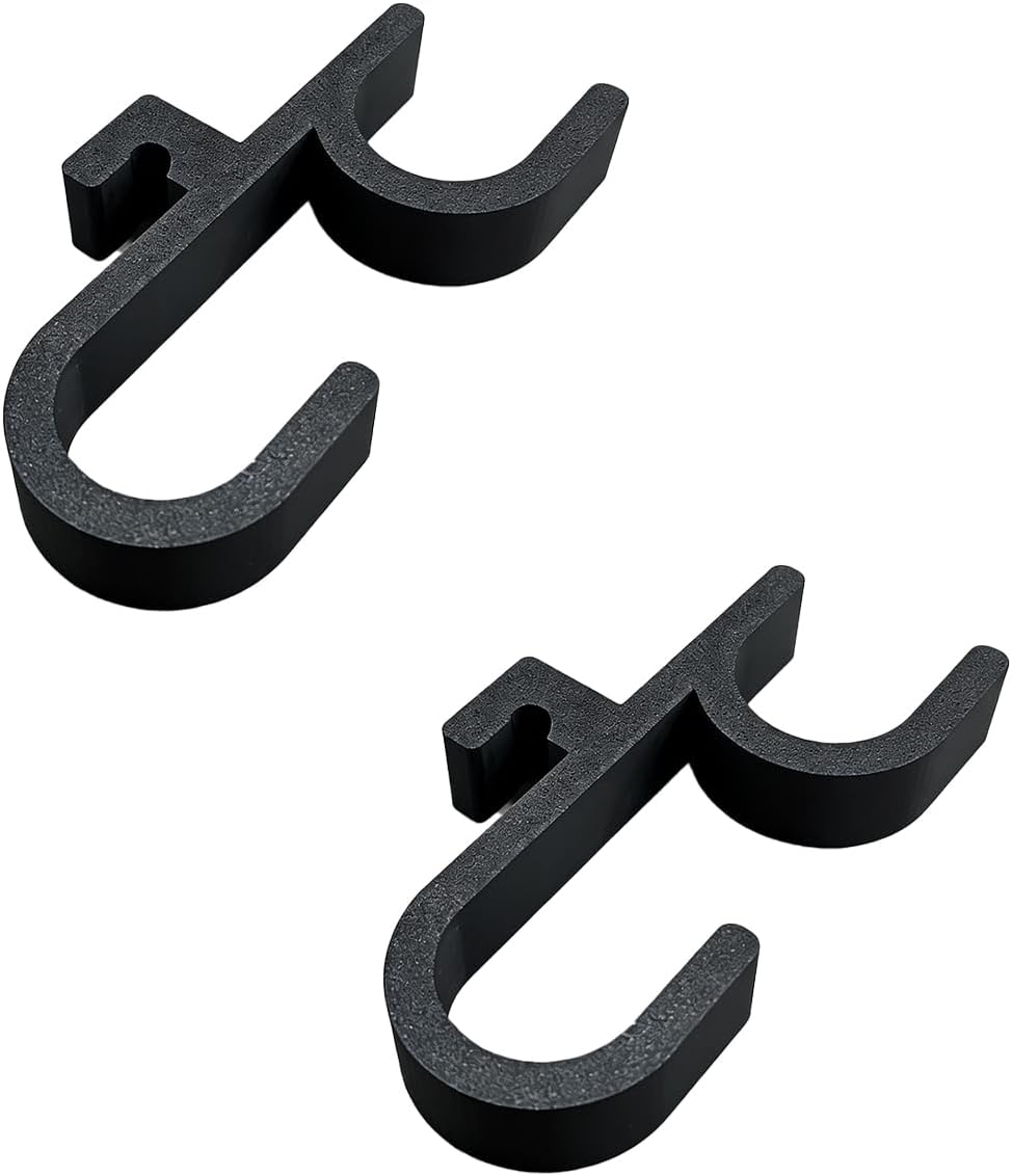 2PCS Car Umbrella Hooks, No Drilling Installation (Black)