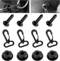 8PCS Automotive Cargo Nets Hooks, Sturdy Hook of Cargo Net for SUV with 4PCS Screw for Fixing Car Cargos Nets