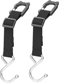 Purse Hook for Car, Adjustable Headrest Hooks, 2 Pack