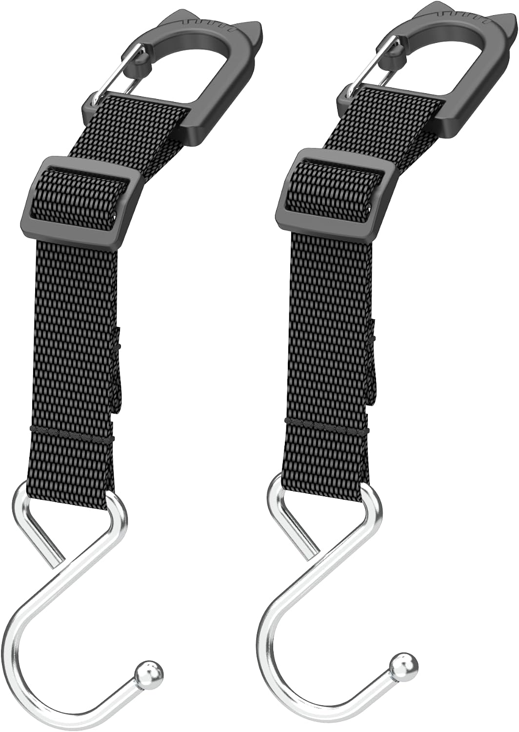 Purse Hook for Car, Adjustable Headrest Hooks, 2 Pack
